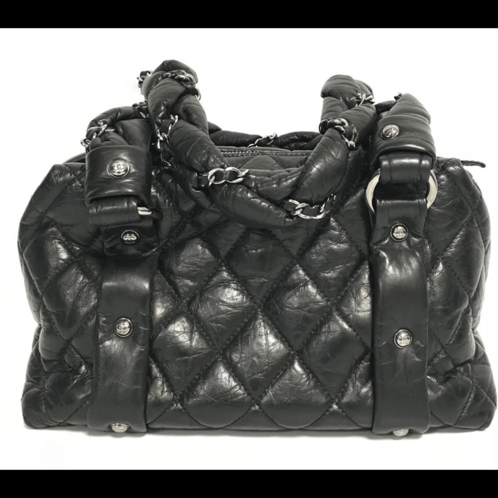 🔥🔥Sold🔥🔥Chanel Lady Braid Bubble Bowler Bag - Picture 1 of 8